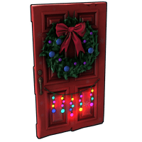 Christmas Wooden Door