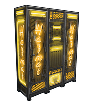 Neon Hazmat Locker