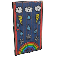 Weather Wood Door