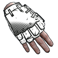Comics Roadsign Gloves